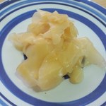 無添くら寿司 - 生姜はテーブル上に容器に入っておかれています[無料です](2015.04.28)