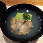 日本料理　翠 - ７年ものはまぐりのはま吸いとえんどう豆の真薯