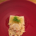 日本料理　翠 - 毛蟹と玉ねぎの豆腐