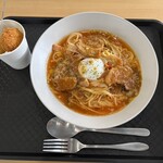 Pizza&Pasta Rocco - ナポリタンとライスコロッケ