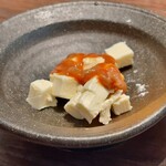 やぶそば - クリームチーズ酒盗和え