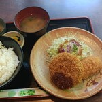 いじわるばあさん - カニクリームコロッケとメンチカツ