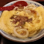 丸亀製麺 - ダシ玉肉うどん