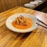 地中海酒場ココチーノ - 渡り蟹のトマトクリームパスタ　1,551円