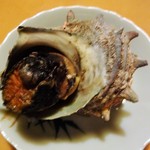 心人 - サザエも美味しく焼きあがりました。