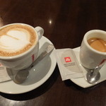 トラットリア・ピアノ - カプチーノ：350円(’15.03月)