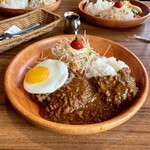びっくりドンキー - 料理写真:カレーバーグディッシュ