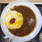 マイカリー食堂  - モーニングオムレツ欧風ビーフカレー (少なめ、0辛)