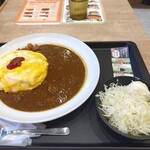 マイカリー食堂  - モーニングオムレツ欧風ビーフカレー (少なめ、0辛)