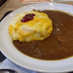 マイカリー食堂  - モーニングオムレツ欧風ビーフカレー (少なめ、0辛)