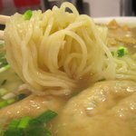 支那そば屋 こうや - 麺のアップ