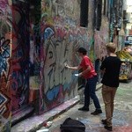 Movida - ストリートアート製作中