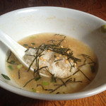 キブン、デ、、サチオ - 2015年3月限定
      極上しろたまり麺の〆め飯