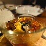 Restaurant OKADA - ［２回目］Entree：アカザエビ・ヴィシソワーズムース・ウニ・サマートリュフのカクテル仕立て