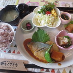 Nagomikafemokutekichi - 日替わりランチ￥880、さばの味噌煮