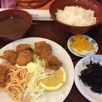 一正亭 - ホタテフライ定食