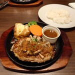 馬車道 - 料理写真:和風きのこハンバーグ