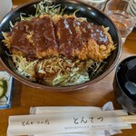 とんてつ - 料理写真:ソースカツ丼定食