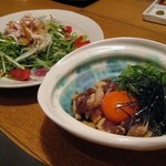 車 北新地店 - 肩ロース漬け (地頭鶏地鶏コースアレンジ）