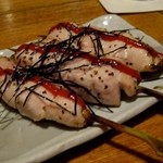 車 - 本日の一品は、梅ささみ (地頭鶏地鶏コース）