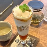 as time goes by - 梅アールグレイパフェ(\1,600)
