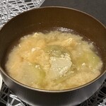 ふぅら・えん - おまかせディナー(\2,000)　きのこ麹のお味噌汁