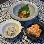 ふぅら・えん - おまかせディナー(\2,000)　前菜３品