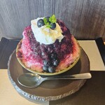 四十三番食堂 - ブルーベリーかき氷