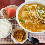 京屋食堂 - 広東メンと半ライス
