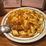 中国料理 堀内 - 納豆と豆腐のピリカラ焼きそば