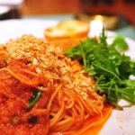 カフェ・レジェンド - ツナ・ベーコン・オリーブのパスタ