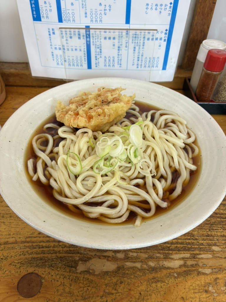 長命 うどん 港 店