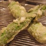 てんぷら 深町 - アスパラガス