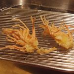 てんぷら 深町 - 車海老の頭