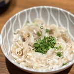 지도리토 오키나와 샤브샤브 개별룸 이자카야 쿠로나기 텐노우지 아베노 고치소우 빌점 - 네기시오 미미가 630엔/세금 별도