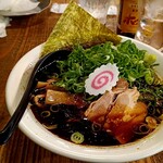 権堂大衆酒場 吟屋 - 権堂ブラック(970円＋九条ネギ130円)