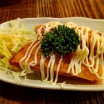権堂大衆酒場 吟屋 - セットのハムカツ