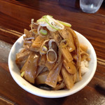 長町ラーメン - 夜メンマ丼お弟子さんバージョン旨し^_^