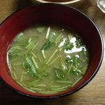 成田家 - 最後に出てくる味噌汁