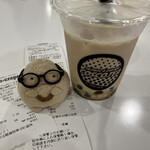 コスコ クレープ - ドリンク写真:黒糖タピオカミルクティー。