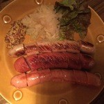 ワイマーケットブルーイングキッチン - 世界金賞ソーセージです。