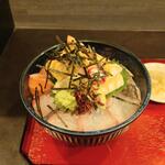 一粒屋 - 海鮮丼 (税込)1,380円 (2026.07.31)