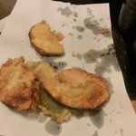 なすび - 【特定食】1200円。　キスの天麩羅!!!　別けてくれるけど、僕も腹が・・・・苦しい（ＴＴ）