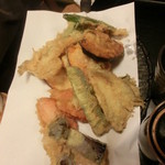 なすび - 【特定食】1200円。　キスの天麩羅!!!