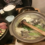 なすび - 【特定食】1200円。　のスケトウダラのちり鍋。