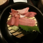 なすび - 【特定食】1200円。　の刺身。