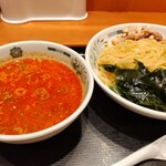 日高屋 - 料理写真:今日は出て来るのが遅かった。最近はまっているメニューでよく頼みますが、15分くらい待たされました^^;
