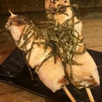 酉将 - 料理写真:ささみ串わさび醤油