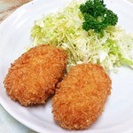 お食事 まるやま - コロッケセット650円