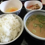 モテナススナックコーナー - 豚汁定食！